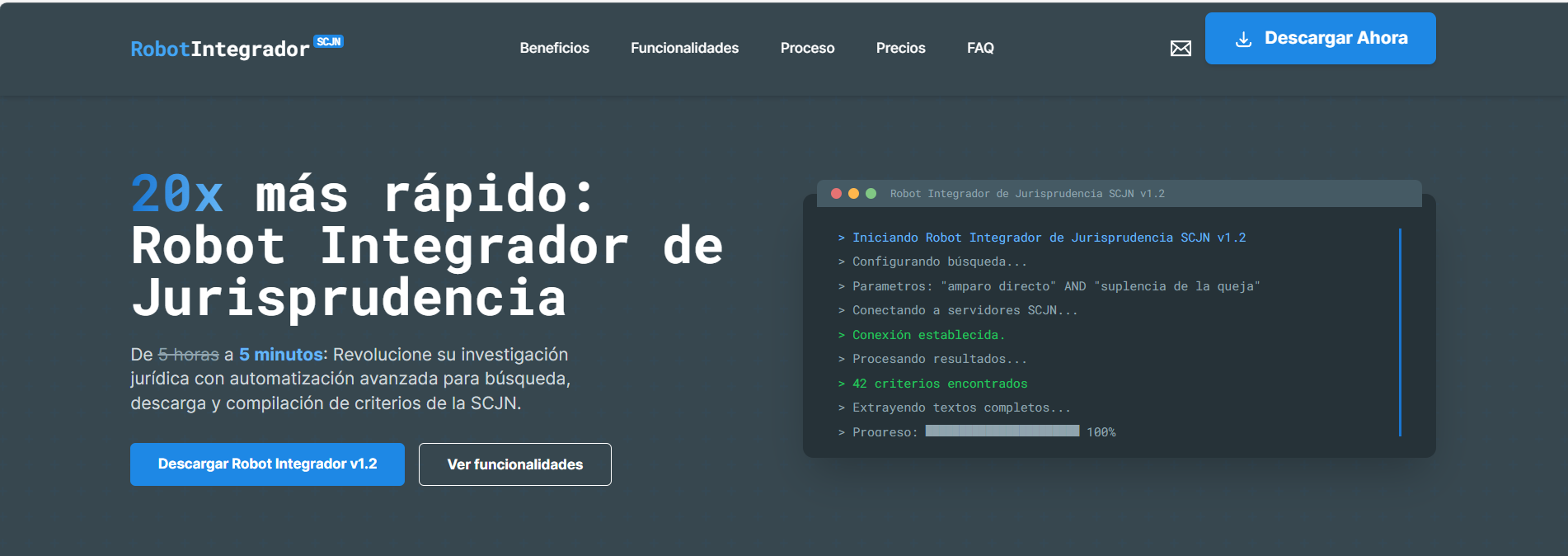 Robot Integrador de Jurisprudencia